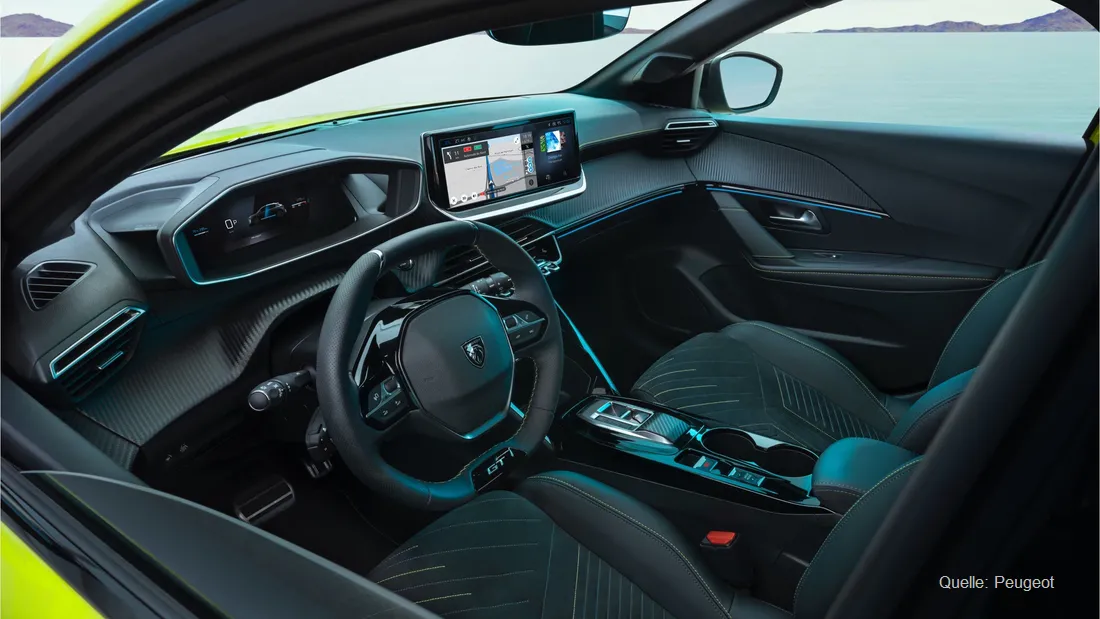 Peugeot e-208 Facelift 2025 interieur INSTADRIVE Peugeot e-208 Facelift 2025 interieur INSTADRIVE