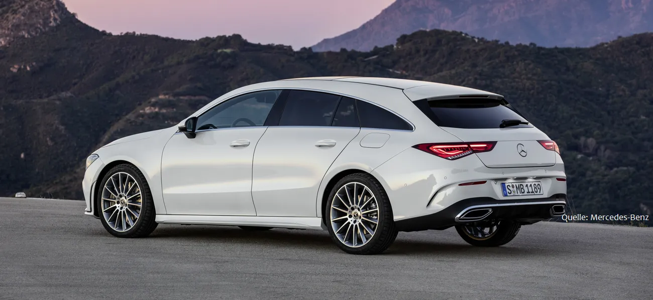 Mercedes CLA Elektro Shooting Brake hinten INSTADRIVE ecarso Mercedes CLA Elektro Shooting Brake hinten INSTADRIVE ecarso