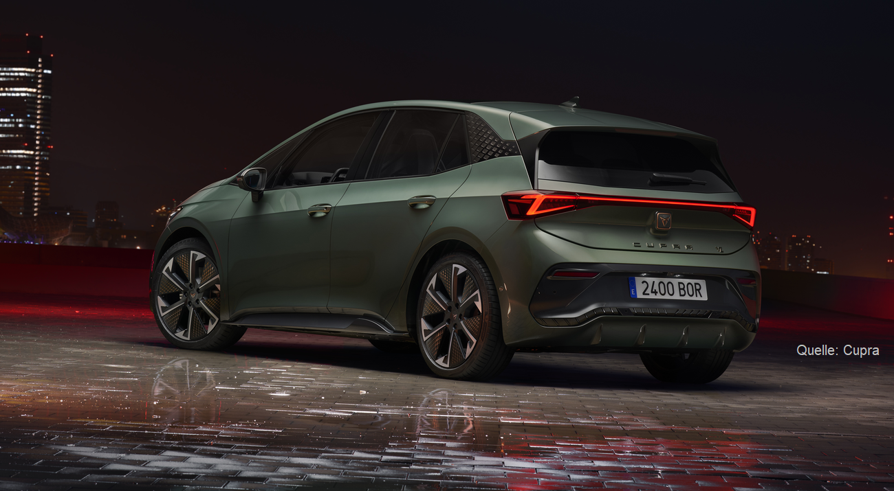 Cupra Born Gebrauchtwagen kaufen abonnieren leasen Heck INSTADRIVE ecarso