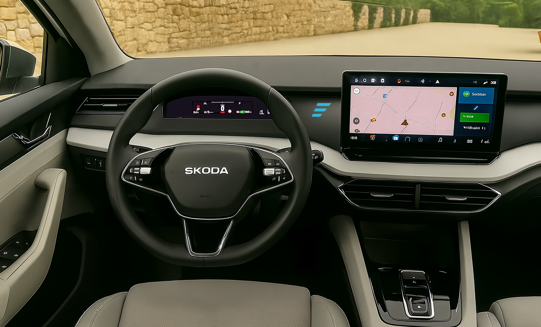 Skoda Octavia Elektro Cockpit