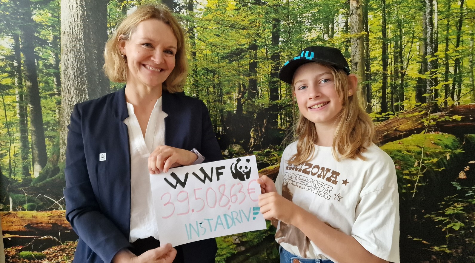 THG Prämie Spende an WWF durch INSTADRIVE THG Prämie Spende an WWF durch INSTADRIVE
