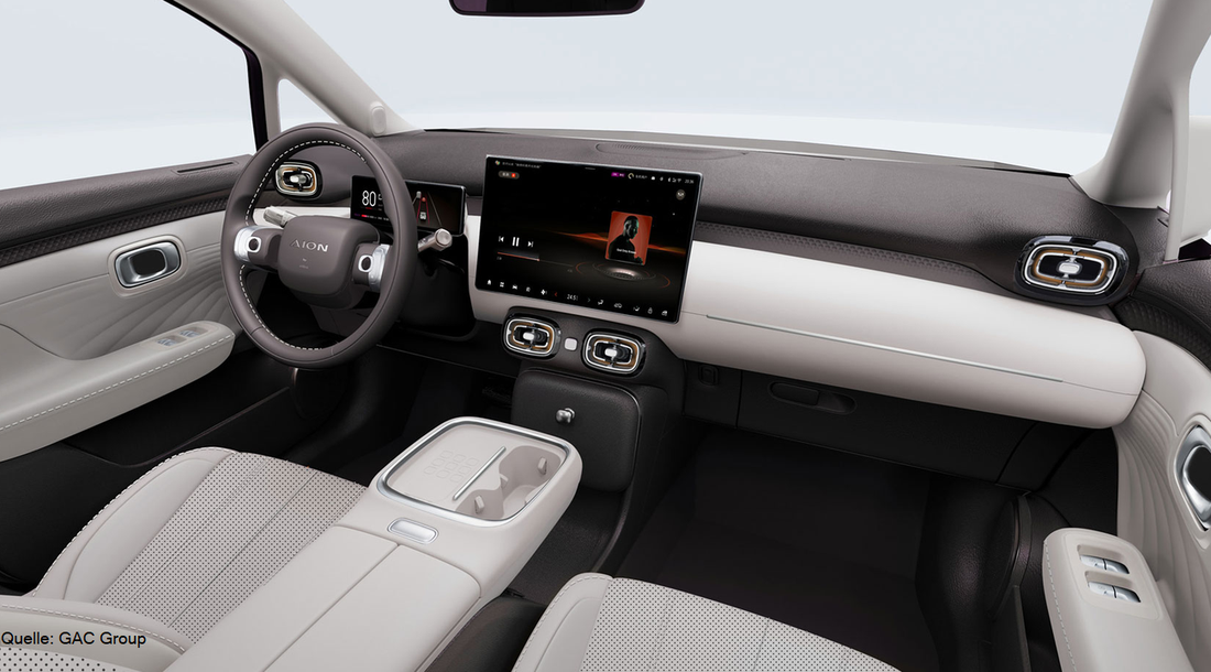 Aion UT China Kleinwagen Cockpit INSTADRIVE ecarso Aion UT China Kleinwagen Cockpit INSTADRIVE ecarso