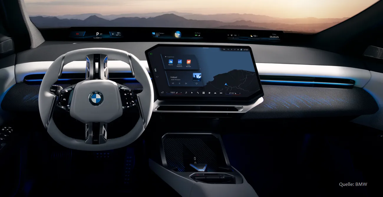 BMW iX3 Neue Klasse Premiere Cockpit INSTADRIVE ecarso BMW iX3 Neue Klasse Premiere Cockpit INSTADRIVE ecarso