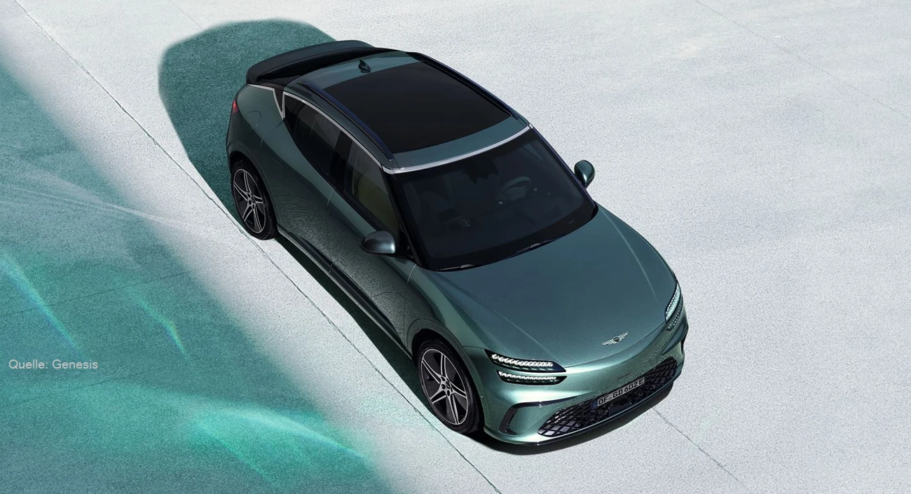 Genesis GV60 Facelift 2025 mit bis zu 561 km Reichweite INSTADRIVE oben ecarso
