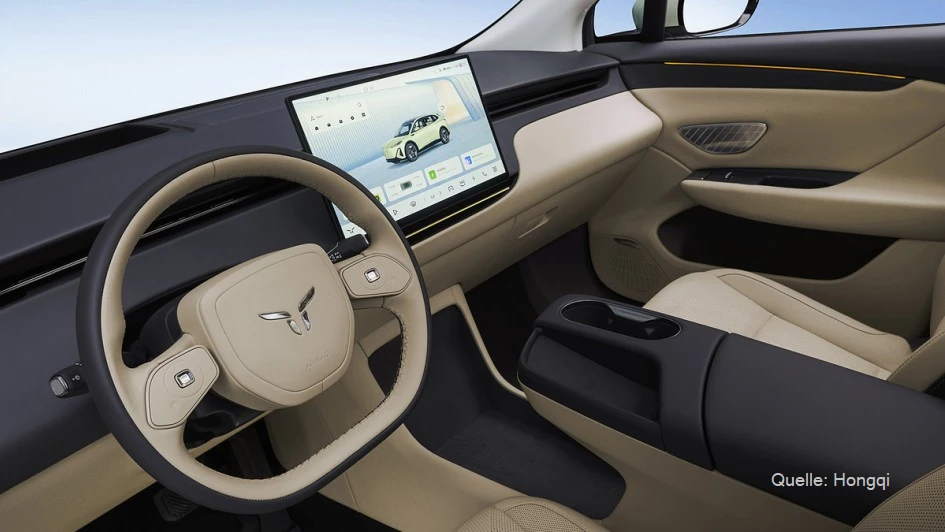 Hongqi EHS5 Vorstellung IAA 2025 Cockpit INSTADRIVE ecarso