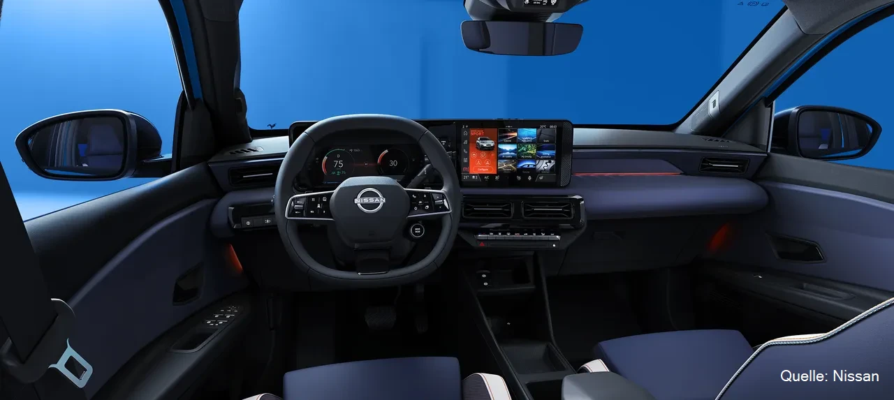 Nissan Micra EV bestellbar Interieur INSTADRIVE ecarso