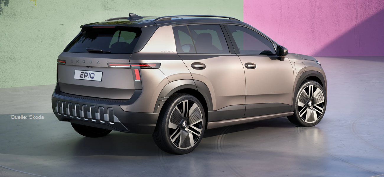 Skoda Epiq enthüllt Heck INSTADRIVE ecarso Skoda Epiq enthüllt Heck INSTADRIVE ecarso