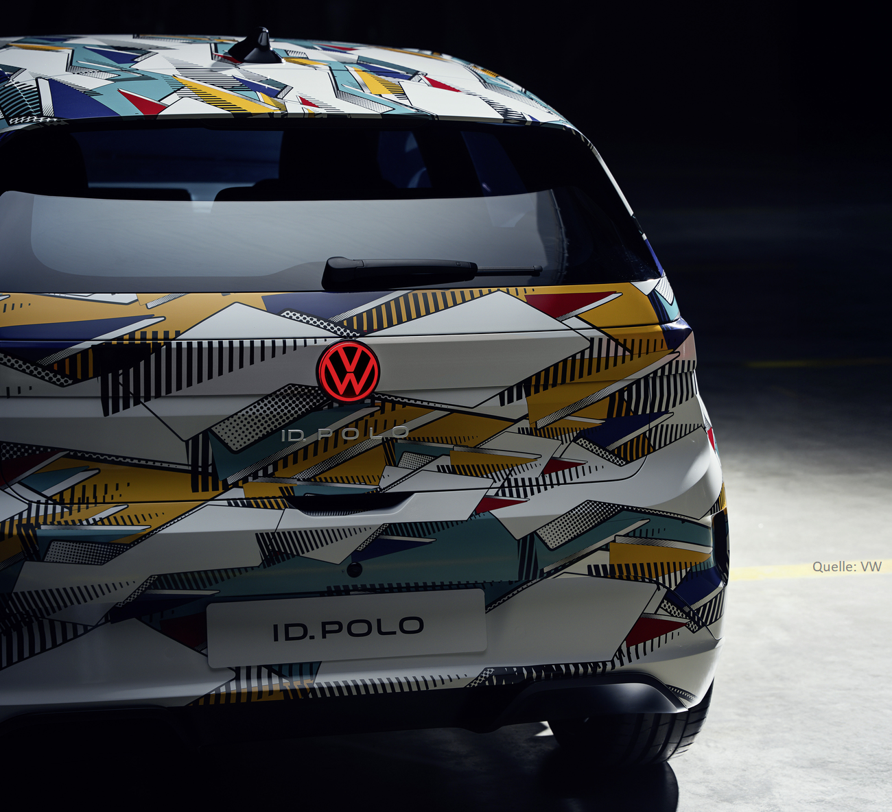 VW ID. Polo Preview mit 490-Liter-Kofferraum Heck Detail INSTADRIVE ecarso
