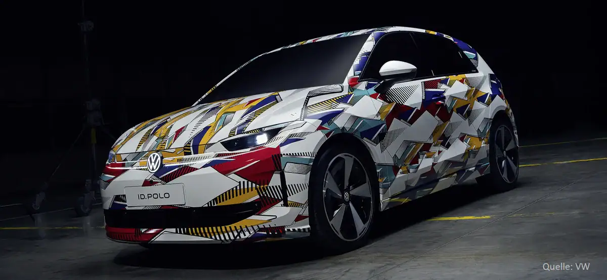 VW ID. Polo Preview mit 490-Liter-Kofferraum INSTADRIVE ecarso
