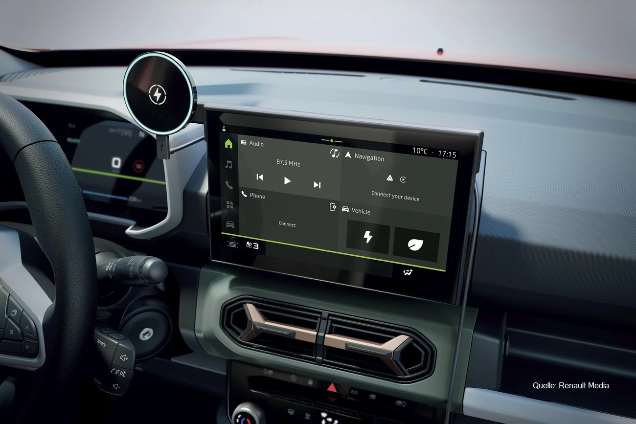Dacia Spring Elektro Facelift 2025 Innen INSTADRIVE ecarso Dacia Spring Elektro Facelift 2025 Innen INSTADRIVE ecarso