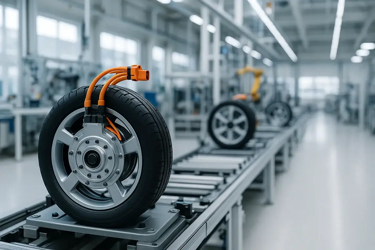 Radnabenmotoren Bis zu 20 % mehr Reichweite im E-Auto Radnabenmotoren Bis zu 20 % mehr Reichweite im E-Auto