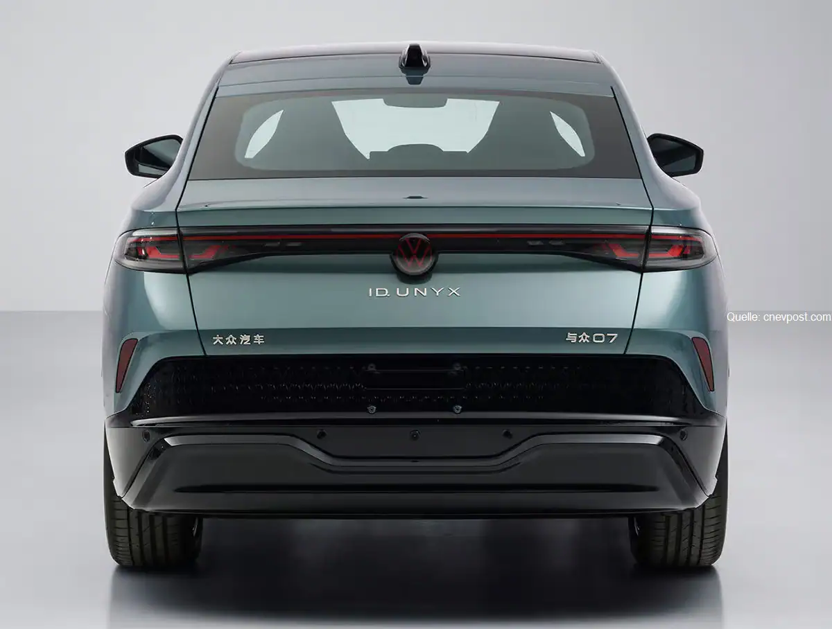 VW ID.UNYX 07 Traum-E-Auto, das Europa nicht bekommt Heck