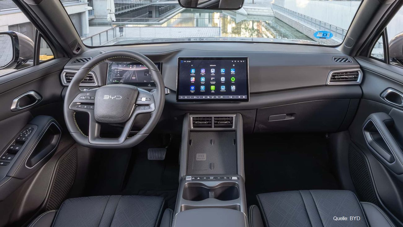 BYD Atto 2 Comfort 2025 430 km & 155-kW-Schnellladen Cockpit INSTADRIVE ecarso