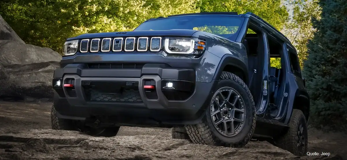 Jeep Recon Erster richtiger Elektro-Geländewagen mit 659 PS Front INSTADRIVE ecarso