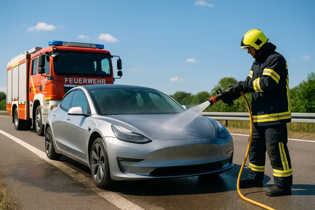 Mythos Elektroautobrand Experten zeigen die realen Risiken INSTADRIVE ecarso