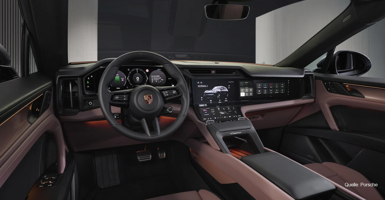 Porsche Cayenne Electric 640 km Reichweite & 400 kW Laden INSTADRIVE ecarso