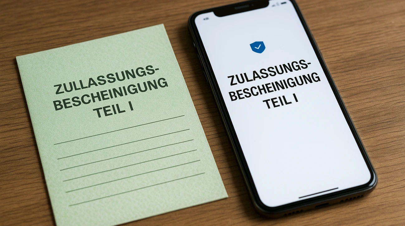 i-Kfz App So kommt der digitale Fahrzeugschein aufs Handy INSTADRIVE