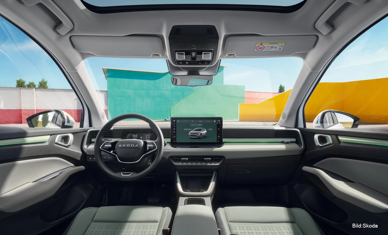 Skoda Epiq im Check Cockpit INSTADRIVE ecarso