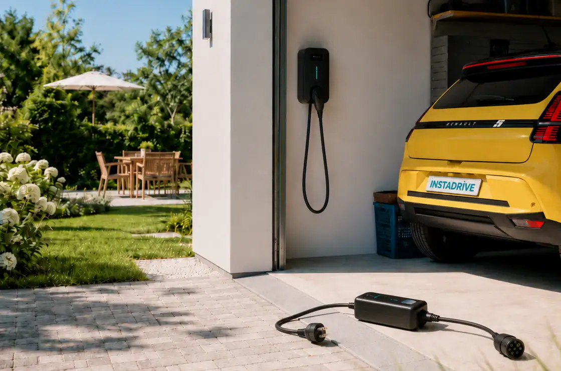 Wer sein E-Auto mit einer mobilen Wallbox lädt INSTADRIVE ecarso