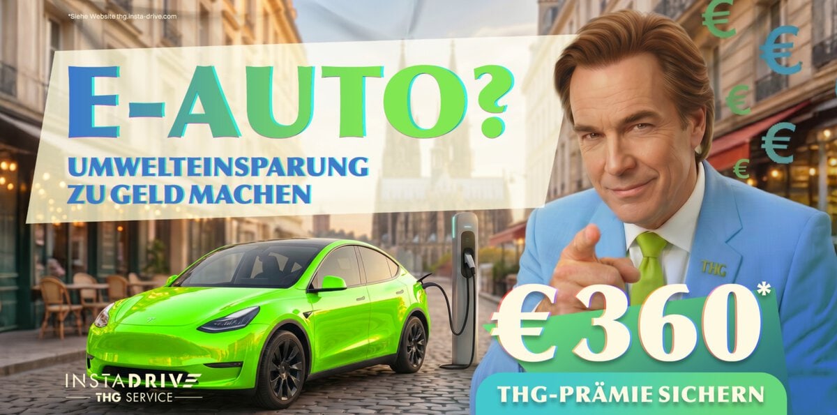 Geld für E-Auto THG Prämie