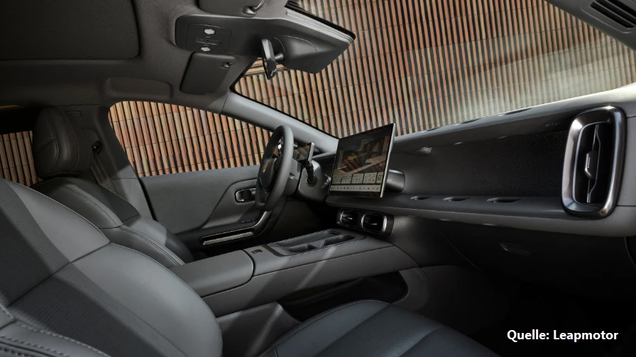 Leapmotor B05 Testerfahrungen Cockpit INSTADRIVE ecarso