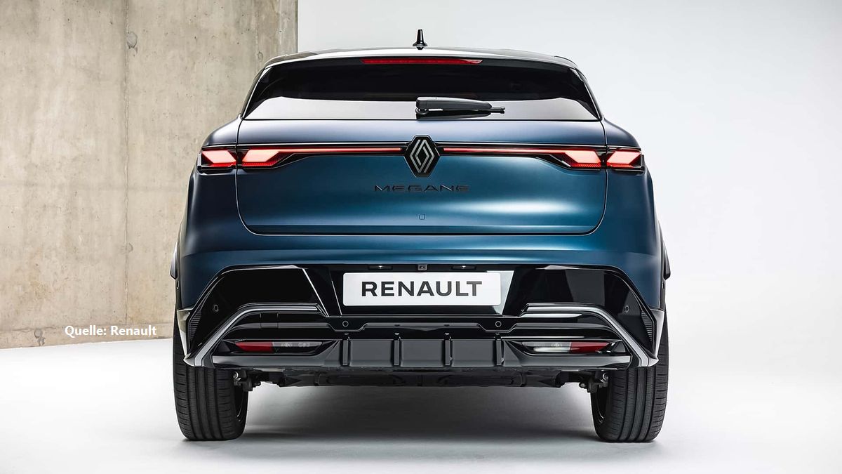 Renault Megane Electric Facelift 2026 Heck INSTADRIVE ecarso