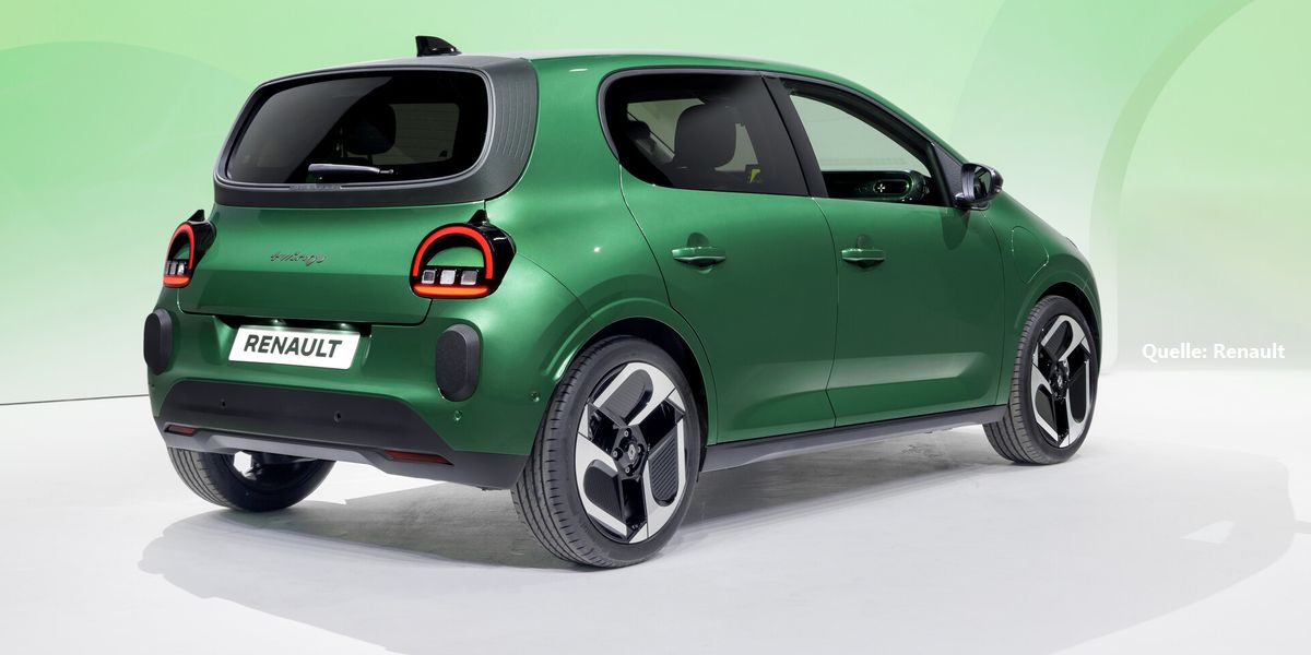 Renault Twingo Electric im Test Heck INSTADRIVE ecarso