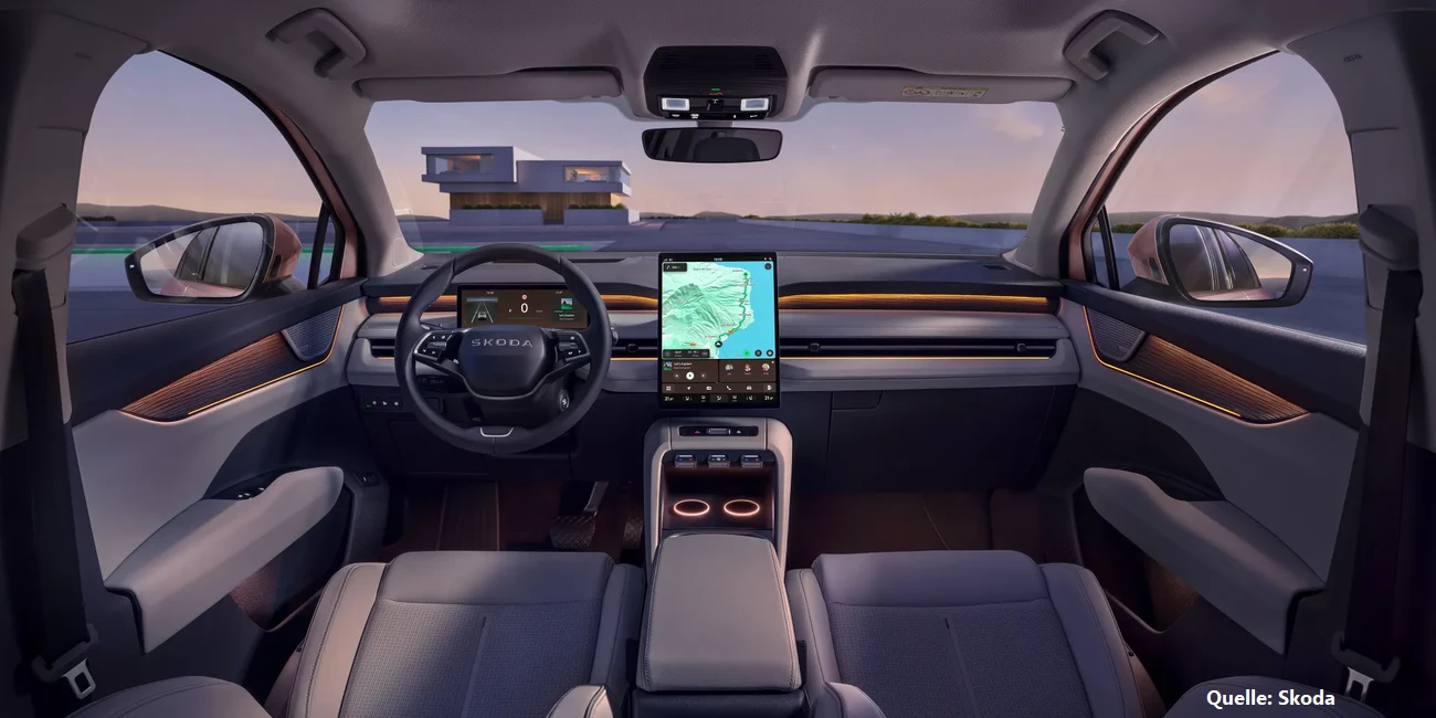 Skoda Peaq im Check Cockpit INSTADRIVE ecarso