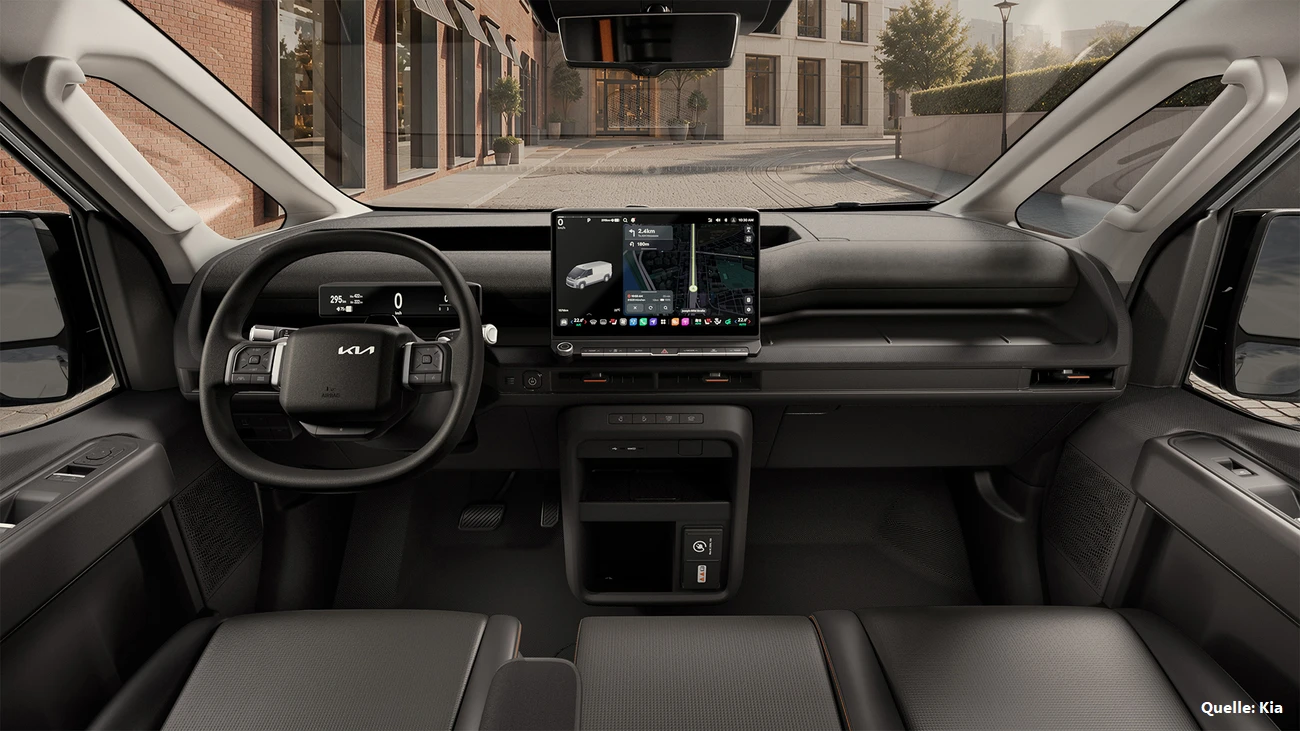KIA PV7 Cargo Cockpit INSTADRIVE ecarso