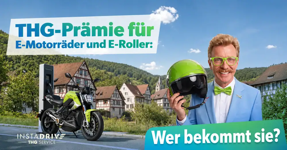 THG-Prämie für E-Motorräder und E-Roller INSTADRIVE ecarso