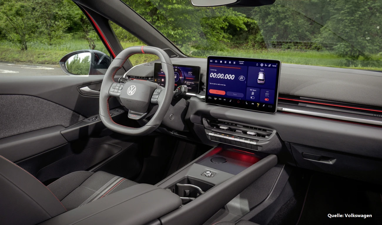 VW ID.3 GTI nur 200 kmh Cockpit INSTADRIVE ecarso
