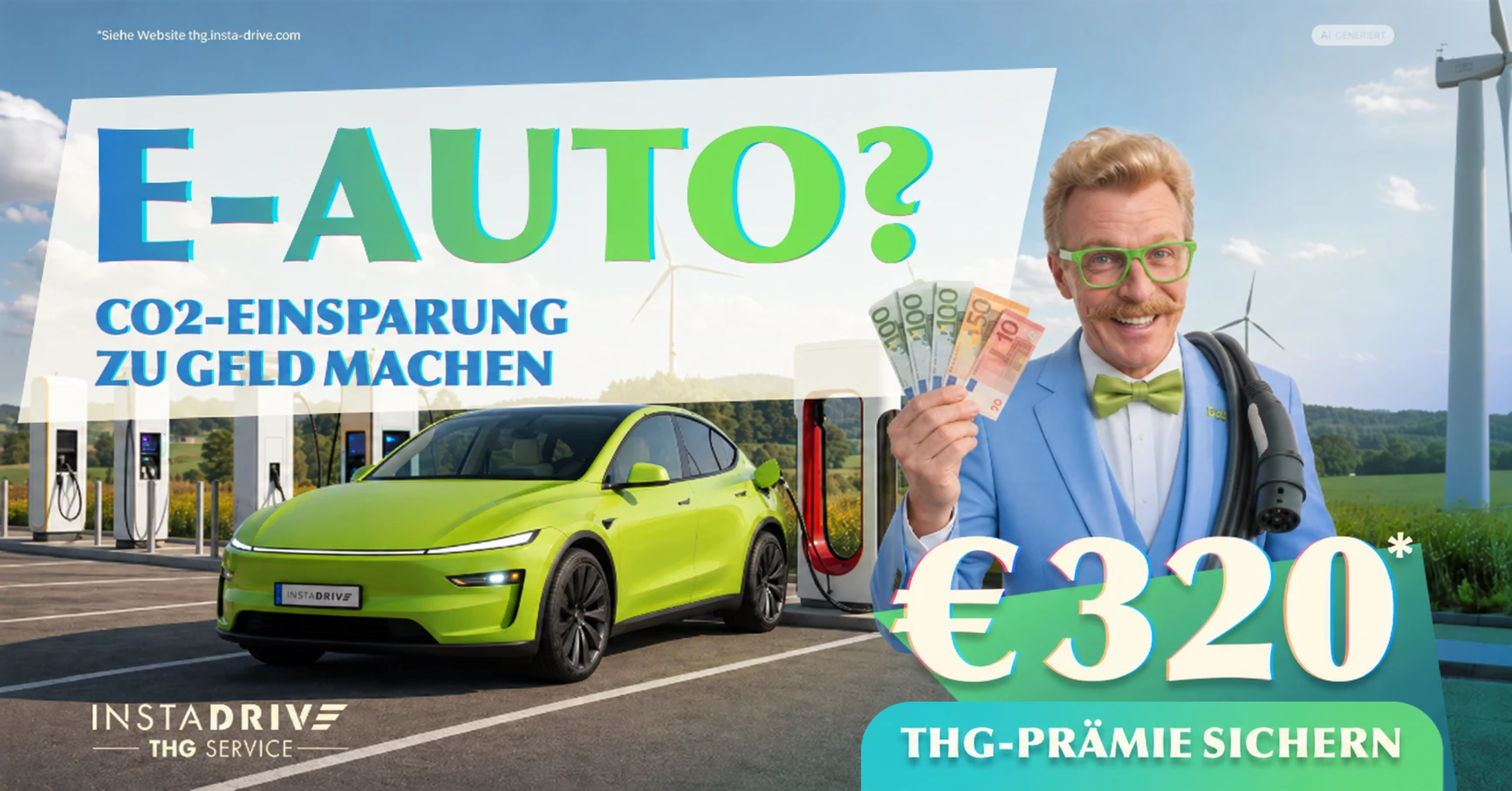 320 Euro THG-Prämie DE 2026 INSTADRIVE THG
