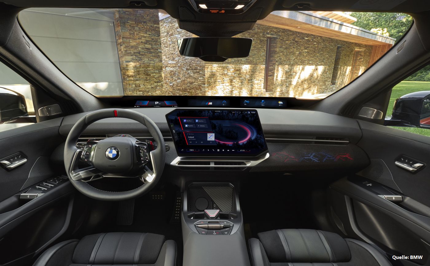BMW iX4 Preis Reichweite Ausstattung Cockpit INSTADRIVE ecarso