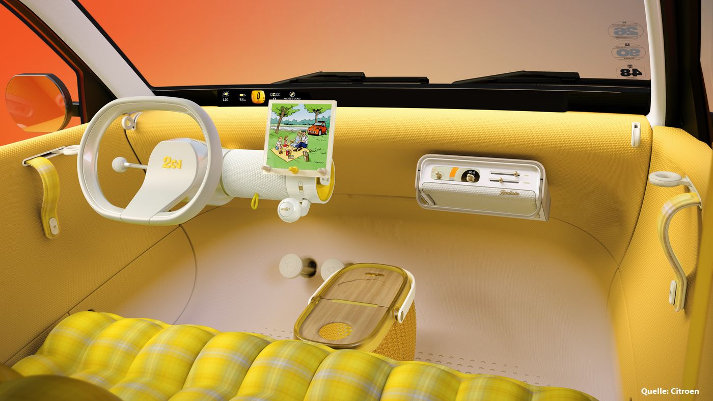 Die Ente kommt zurück Cockpit INSTADRIVE ecarso Die Ente kommt zurück Cockpit INSTADRIVE ecarso
