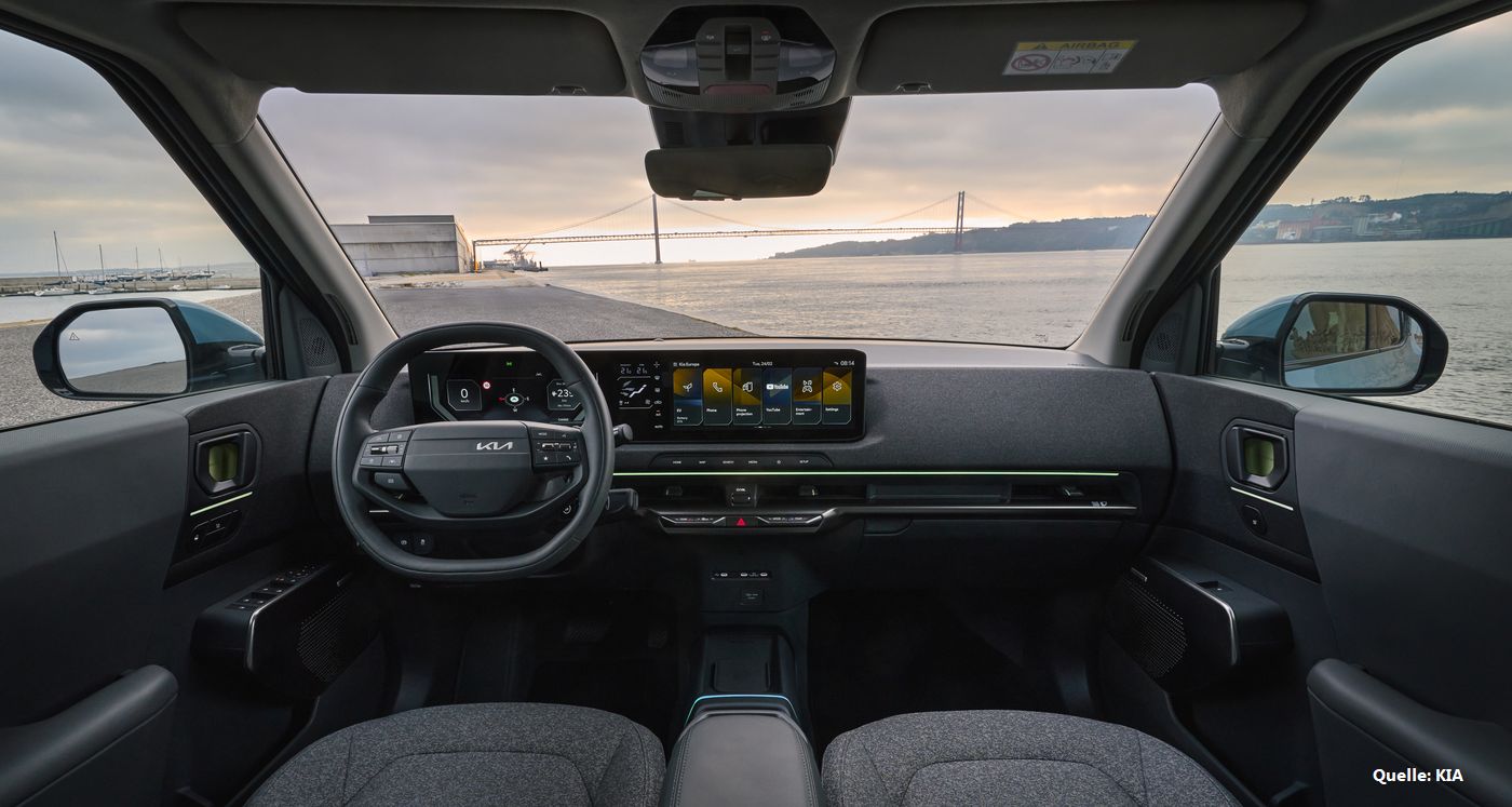 KIA EV2 Test Cockpit INSTADRIVE ecarso