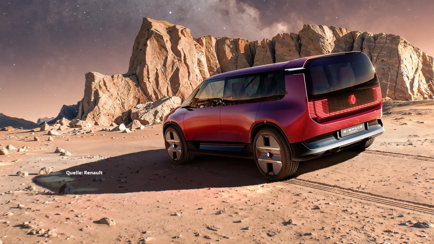 Renault E-Space Concept Heck INSTADRIVE ecarso