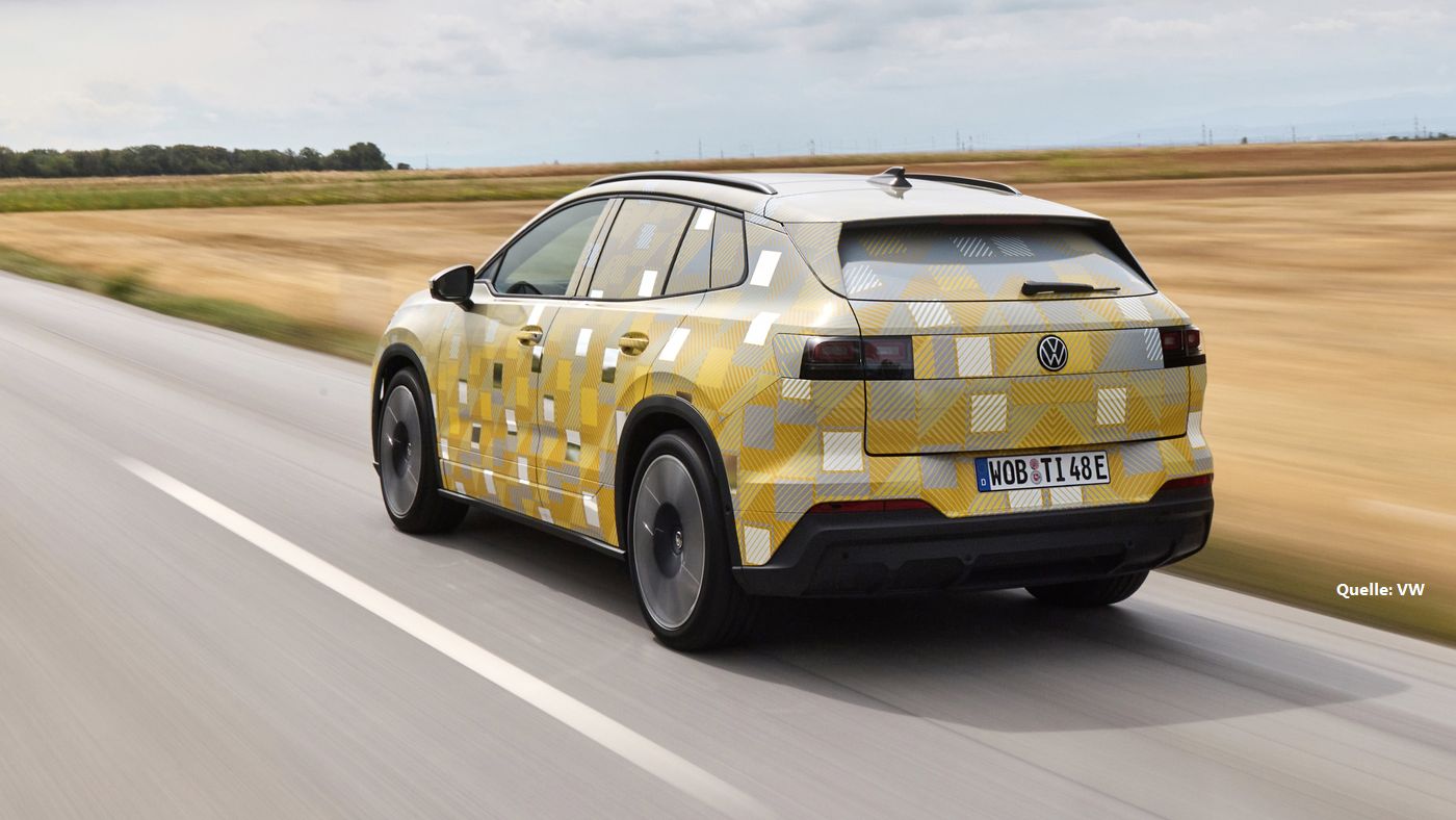 VW ID. Tiguan 2027 Erste Fahrt Heck INSTADRIVE ecarso